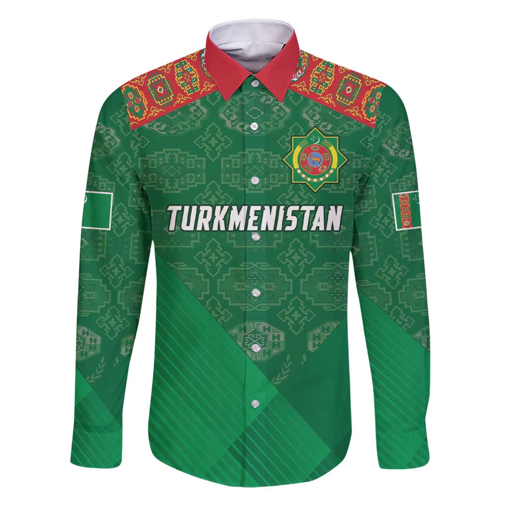 Turkmenistan Football Custom Family Matching Short Sleeve Bodycon Dress and Hawaiian Shirt We Are The Champions