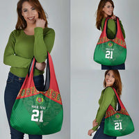 Turkmenistan Football Custom Grocery Bag We Are The Champions