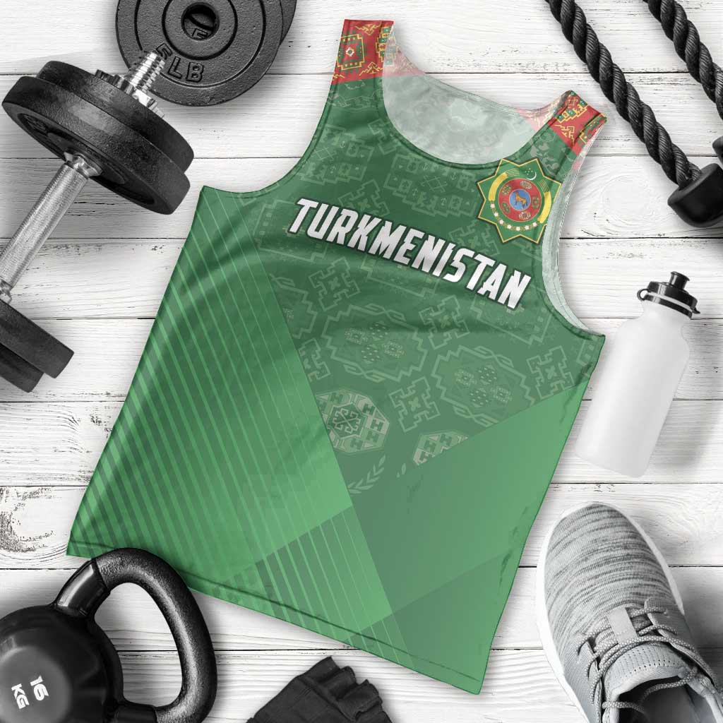 Turkmenistan Football Custom Men Tank Top We Are The Champions