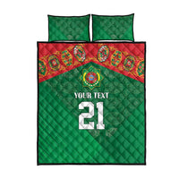 Turkmenistan Football Custom Quilt Bed Set We Are The Champions