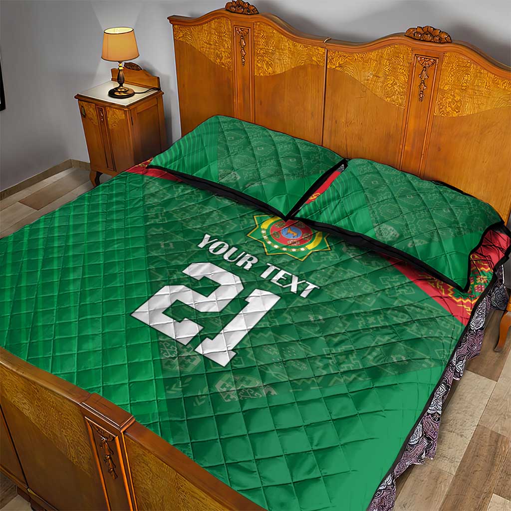 Turkmenistan Football Custom Quilt Bed Set We Are The Champions