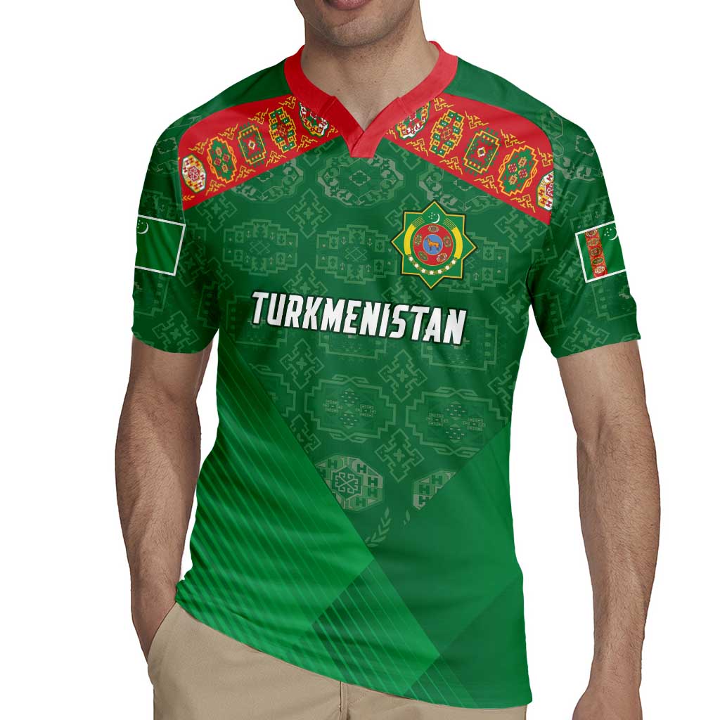 Turkmenistan Football Custom Rugby Jersey We Are The Champions