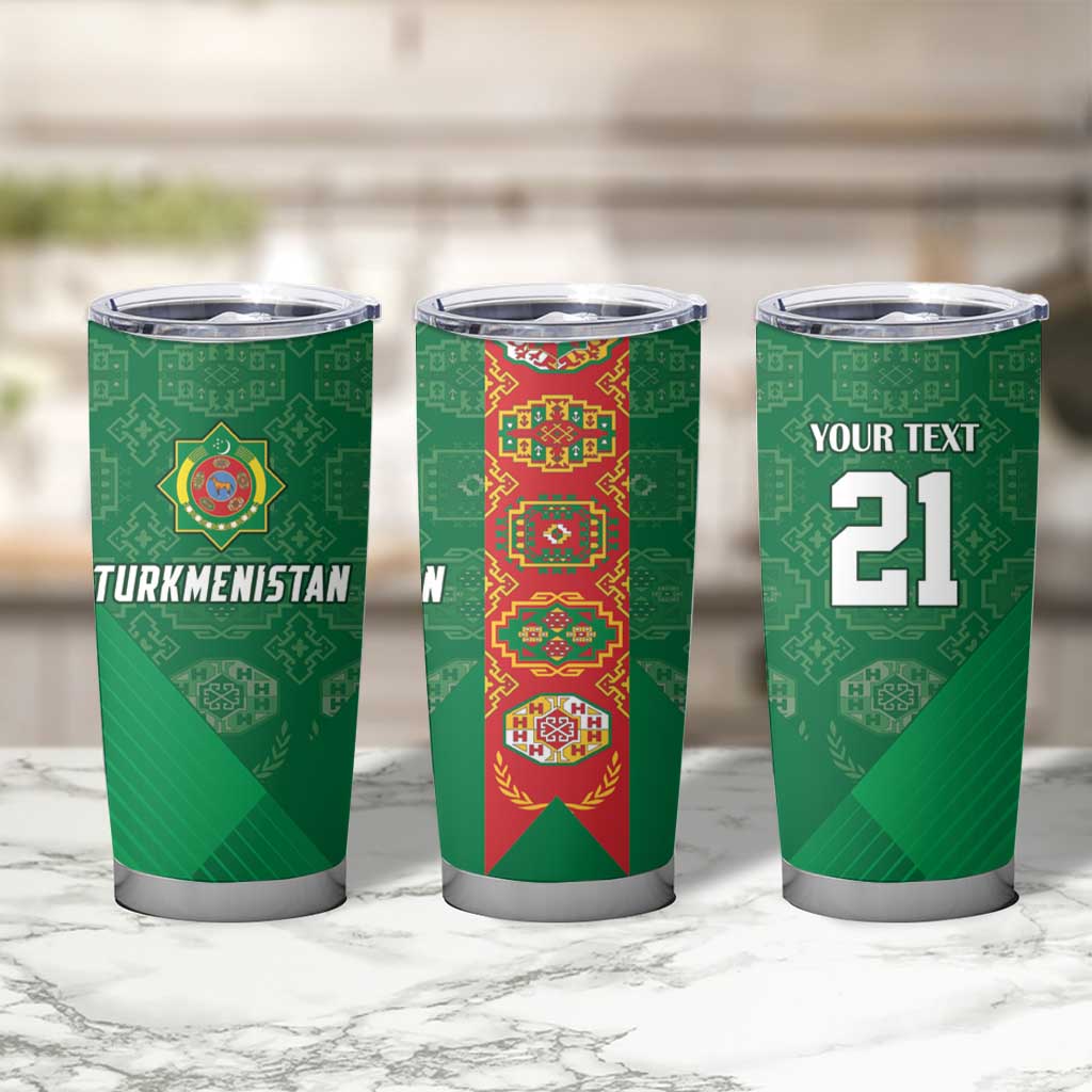 Turkmenistan Football Custom Tumbler Cup We Are The Champions