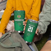 Turkmenistan Football Custom Tumbler Cup We Are The Champions