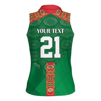 Turkmenistan Football Custom Women Sleeveless Polo Shirt We Are The Champions