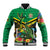 Jamica Hummingbird and Crocodiles Personalized Baseball Jacket