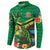 Jamica Hummingbird and Crocodiles Personalized Button Sweatshirt