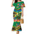 Jamica Hummingbird and Crocodiles Personalized Family Matching Mermaid Dress and Hawaiian Shirt