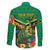 Jamica Hummingbird and Crocodiles Personalized Family Matching Off The Shoulder Long Sleeve Dress and Hawaiian Shirt