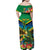 Jamica Hummingbird and Crocodiles Personalized Family Matching Off Shoulder Maxi Dress and Hawaiian Shirt