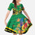 Jamica Hummingbird and Crocodiles Personalized Family Matching Summer Maxi Dress and Hawaiian Shirt