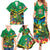 Jamica Hummingbird and Crocodiles Personalized Family Matching Summer Maxi Dress and Hawaiian Shirt