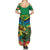 Jamica Hummingbird and Crocodiles Personalized Family Matching Summer Maxi Dress and Hawaiian Shirt