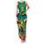 Jamica Hummingbird and Crocodiles Personalized Family Matching Tank Maxi Dress and Hawaiian Shirt