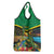 Jamica Hummingbird and Crocodiles Personalized Grocery Bag