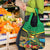 Jamica Hummingbird and Crocodiles Personalized Grocery Bag