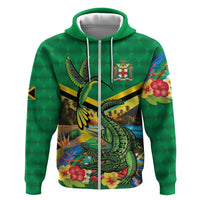 Jamica Hummingbird and Crocodiles Personalized Hoodie