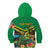 Jamica Hummingbird and Crocodiles Personalized Kid Hoodie