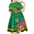 Jamica Hummingbird and Crocodiles Personalized Kid Short Sleeve Dress