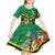 Jamica Hummingbird and Crocodiles Personalized Kid Short Sleeve Dress