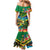Jamica Hummingbird and Crocodiles Personalized Mermaid Dress