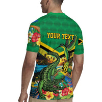 Jamica Hummingbird and Crocodiles Personalized Rugby Jersey