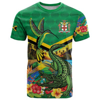 Jamica Hummingbird and Crocodiles Personalized T Shirt