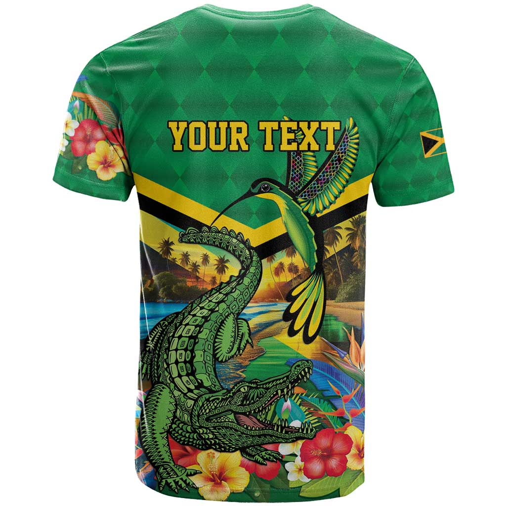 Jamica Hummingbird and Crocodiles Personalized T Shirt