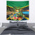 Jamica Hummingbird and Crocodiles Personalized Tapestry