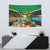 Jamica Hummingbird and Crocodiles Personalized Tapestry