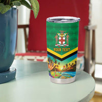 Jamica Hummingbird and Crocodiles Personalized Tumbler Cup