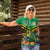 Jamica Hummingbird and Crocodiles Personalized Women Polo Shirt