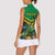 Jamica Hummingbird and Crocodiles Personalized Women Sleeveless Polo Shirt