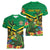 Jamica Hummingbird and Crocodiles Personalized Women V-Neck T-Shirt