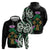 Scottish Celtic Cross Thistle Flowers Hoodie