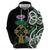 Scottish Celtic Cross Thistle Flowers Hoodie