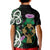 Scottish Celtic Cross Thistle Flowers Kid Polo Shirt