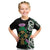 Scottish Celtic Cross Thistle Flowers Kid T Shirt