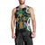 Scottish Celtic Cross Thistle Flowers Men Tank Top