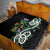 Scottish Celtic Cross Thistle Flowers Quilt