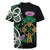 Scottish Celtic Cross Thistle Flowers Rugby Jersey