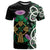 Scottish Celtic Cross Thistle Flowers T Shirt