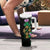 Scottish Celtic Cross Thistle Flowers Tumbler With Handle