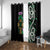 Scottish Celtic Cross Thistle Flowers Window Curtain