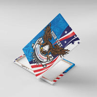 Scottish-American Heritage Month Personalized Canvas Wall Art Highland Cow and USA-eagle