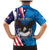 Scottish-American Heritage Month Personalized Family Matching Mermaid Dress and Hawaiian Shirt Highland Cow and USA-eagle