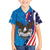 Scottish-American Heritage Month Personalized Family Matching Off Shoulder Maxi Dress and Hawaiian Shirt Highland Cow and USA-eagle