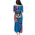 Scottish-American Heritage Month Personalized Family Matching Puletasi and Hawaiian Shirt Highland Cow and USA-eagle