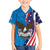 Scottish-American Heritage Month Personalized Family Matching Short Sleeve Bodycon Dress and Hawaiian Shirt Highland Cow and USA-eagle