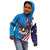 Scottish-American Heritage Month Personalized Kid Hoodie Highland Cow and USA-eagle